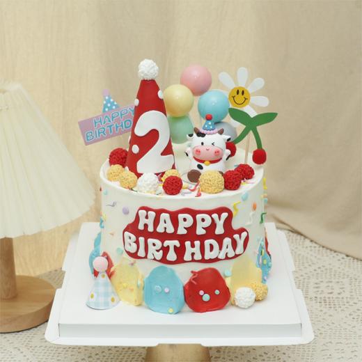 宝宝周岁蛋糕-可换公仔 商品图0