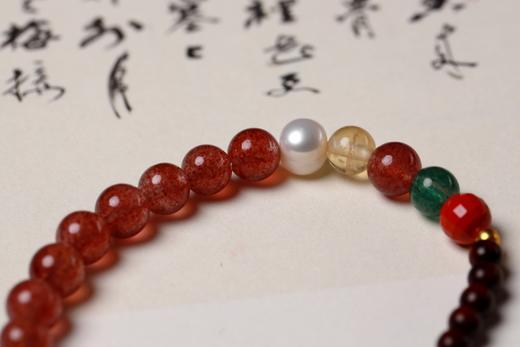 XYZT0516°恋爱紫檀水晶手链手串 商品图4