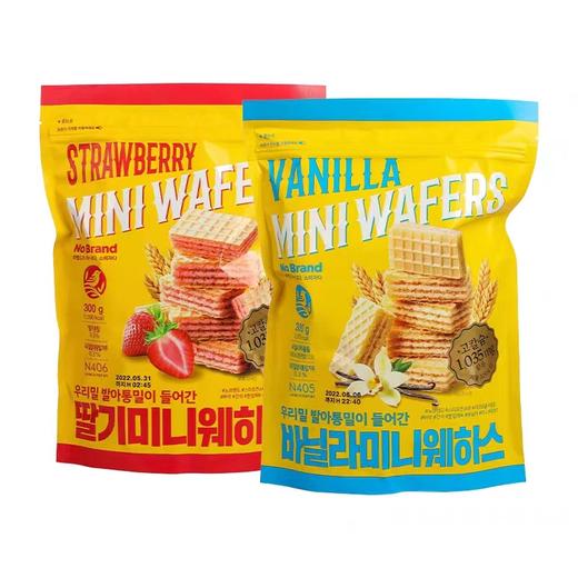 Noband草莓味迷你威化饼干300g 商品图0