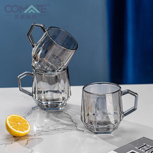 可美瑞特 烟灰色/琥珀色1300ml 高硼水壶水杯7件套1壶6杯套装 商品图3