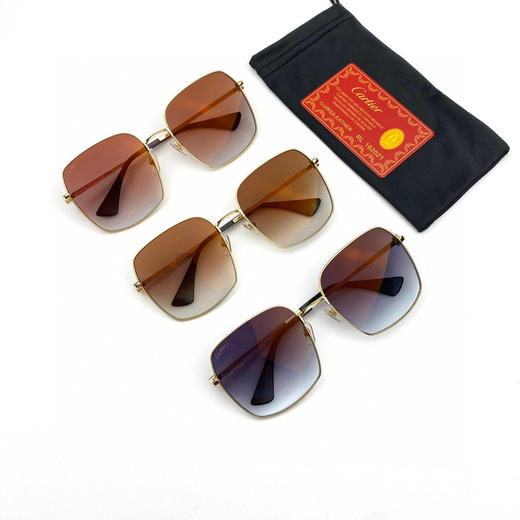 太阳镜。自己备注颜色。粉色 黑色 棕色 商品图12