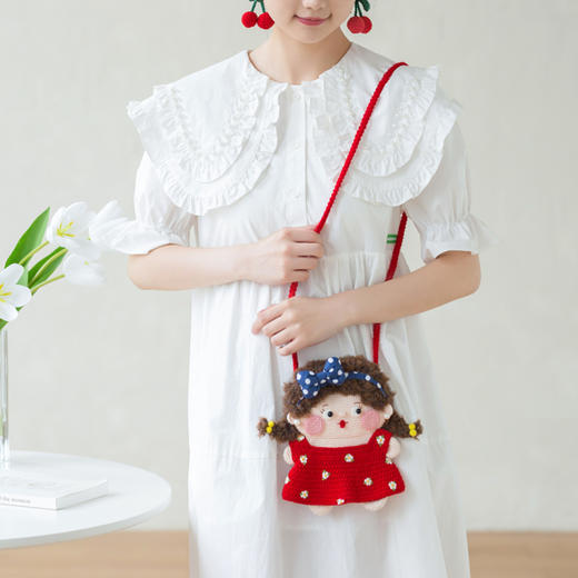 苏苏姐家逗趣手机包手工编织自制diy钩针包包材料包毛线团打发时间 商品图4