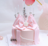 粉色蝴蝶结复古蛋糕（提前一天预定） 商品缩略图0