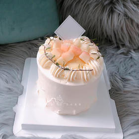 【生巧桃桃】夏日の甜心，“桃”你欢心 进口动物奶油蛋糕