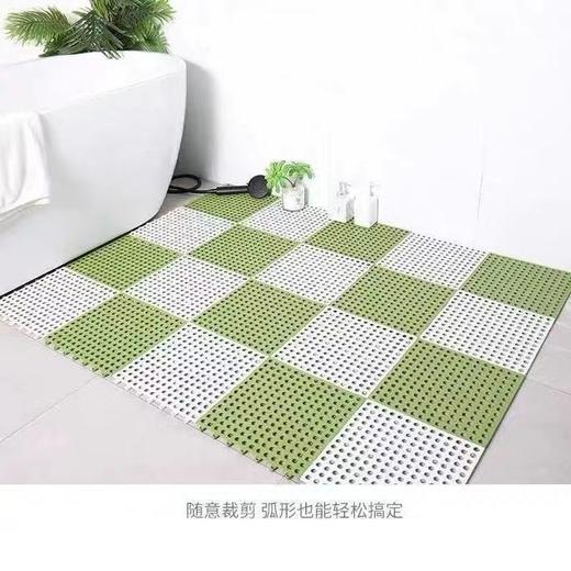 浴室防滑垫拼接脚垫家用卫生间厕所淋浴房洗澡间地垫防水隔水垫子 商品图8