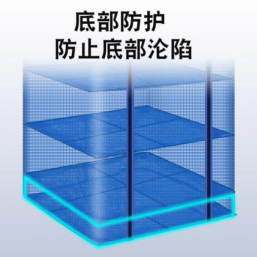 晒网多功能晒干笼折叠晒鱼网晒干网防蝇笼家用晒菜网晾晒网兜多层 商品图8