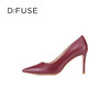 DFuse迪芙斯秋季新款牛皮尖头气质细跟高跟单鞋女DF33111050 商品缩略图8