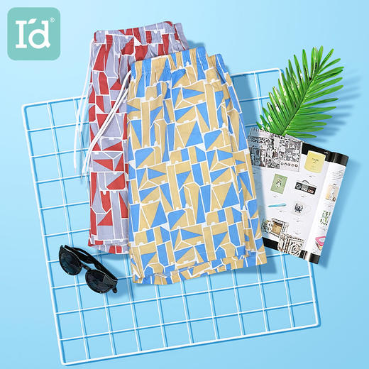 【梭织棉沙滩裤】爱帝家居短裤五分裤(男女同款) 商品图4