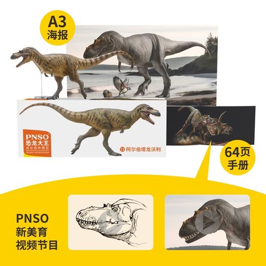 PNSO阿尔伯塔龙沃利恐龙大王成长陪伴模型72 商品图1