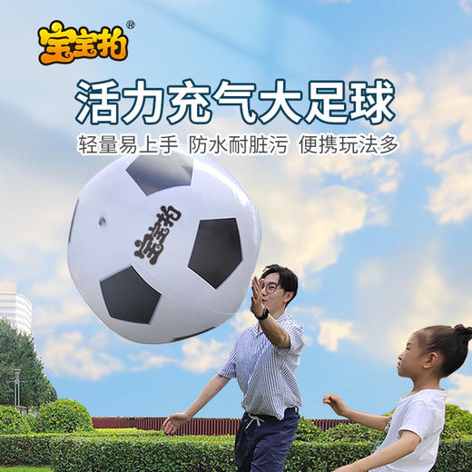 宝宝拍充气足球沙滩球/户外交友神器 商品图0