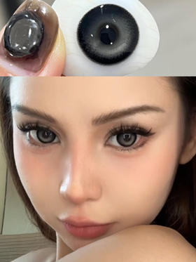 E-lensstyle 半年抛 虚拟人类灰 直径14.5mm着色13.8mm
