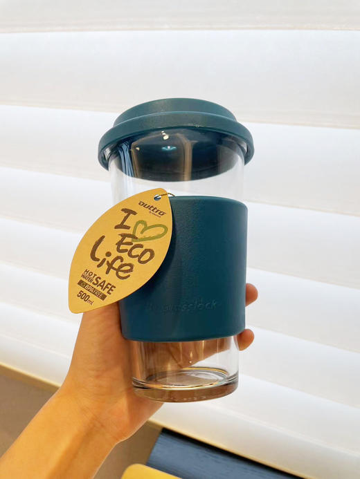 【7.13积分当钱花】韩国进口glasslock钢化玻璃情侣水杯500ML*2（颜色 随机） 商品图4