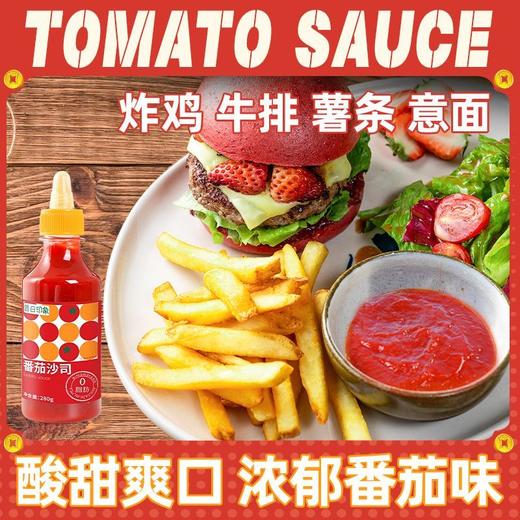 番茄酱0脂肪酱料瓶装零蕃番茄沙司拉炸鸡酱披萨薯条番茄组合蘸酱 商品图0