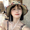 【民族风西部牛仔帽子】一帽两戴·360°防晒  春夏季复古登山帽 户外大帽檐遮阳防晒渔夫帽 民族风刺绣带装饰 商品缩略图1