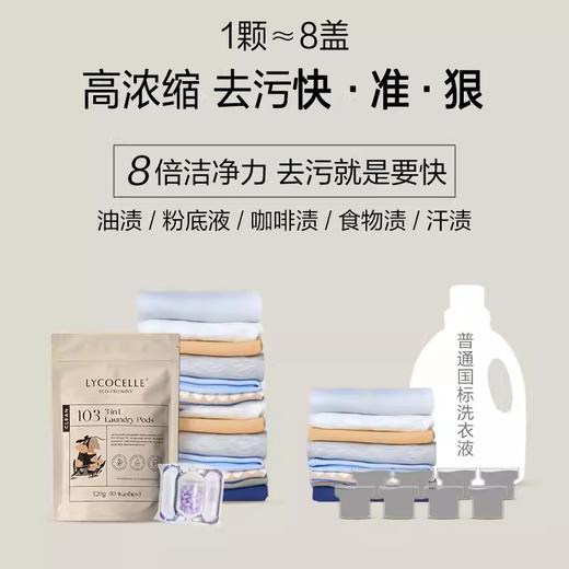 绽家蓝桉叶精油洗衣凝珠三合一留香珠除螨留香去污渍持久留香*2 商品图3