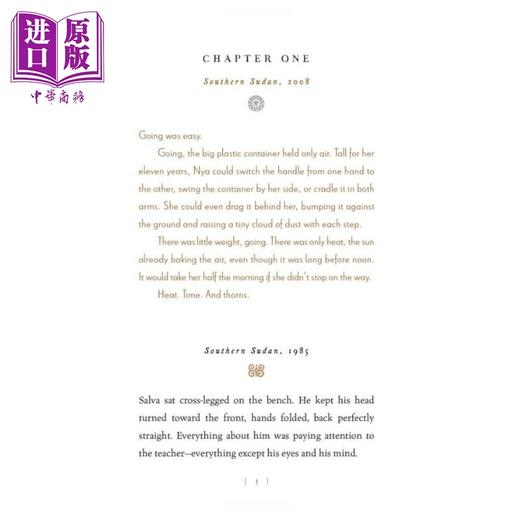 【中商原版】漫漫求水路A Long Walk to Water Based on a True Story英文原版 儿童文学小说 青少年历史虚构小说 纽伯瑞获奖作家作品 商品图1