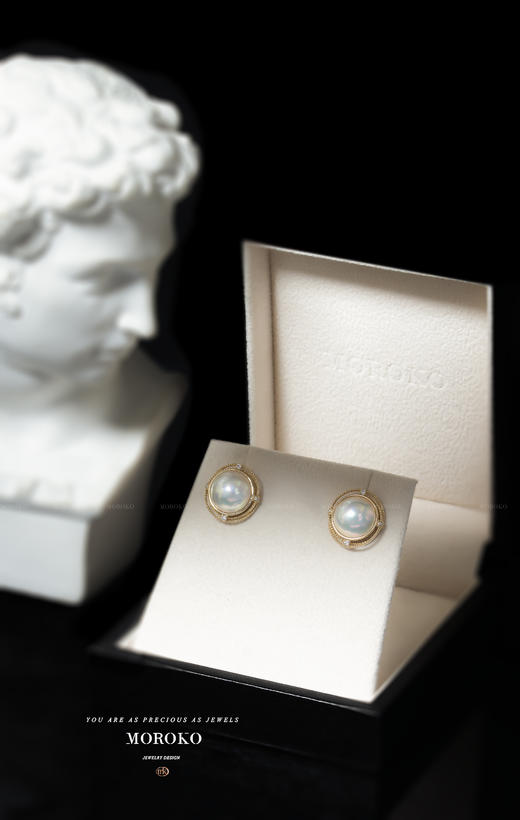 云影辰月耳夹&耳钉 商品图5