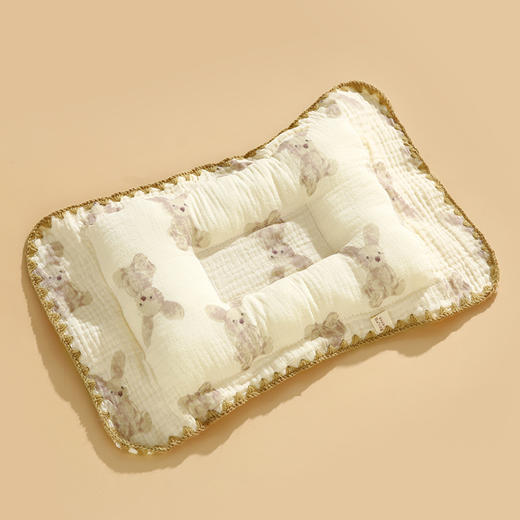 【49.9/2个    婴儿枕头新生儿四季通用透气定型枕】扁头纠正偏头初生宝宝枕头云朵，皑皑白色枕芯，云朵一般柔软，透气舒适，陪伴宝宝四季通用。 商品图10