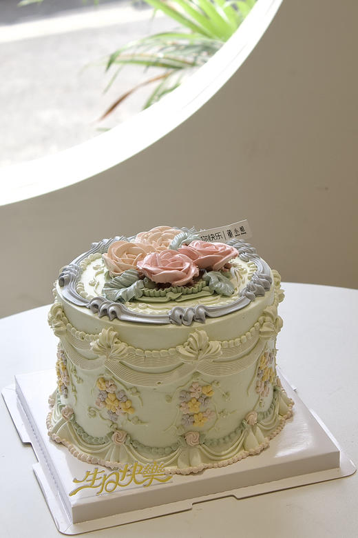 六寸加高复古裱花 商品图0