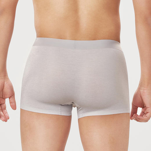 都市丽人都市锋尚铂金舒适100S莫锦双面布莫代尔平角男士内裤FK34B1 商品图2