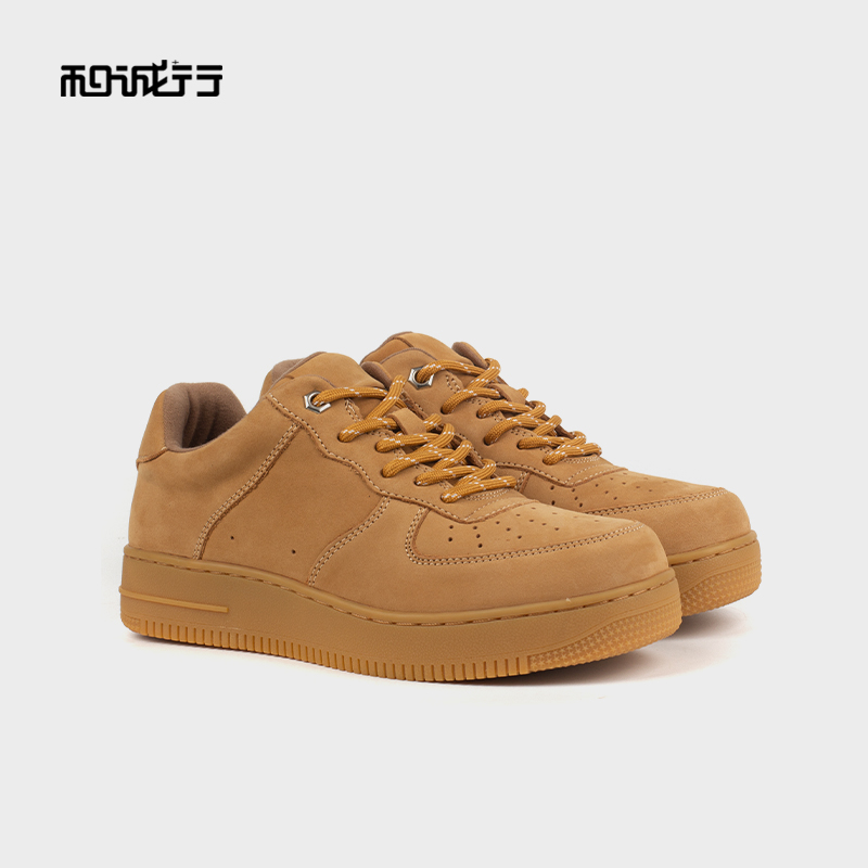 和诚行 2025新款百搭厚底系带休闲鞋女鞋透气舒适板鞋0551077