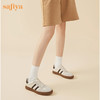 【年后发货】Safiya/索菲娅2023秋季经典小雏菊复古拼色低帮休闲德训鞋SF33112080 商品缩略图9