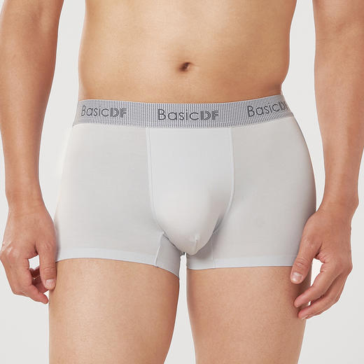 都市丽人都市锋尚简约基础60S木莱尔舒适人棉平角男士内裤新年本命年红品FK3HC5 商品图1