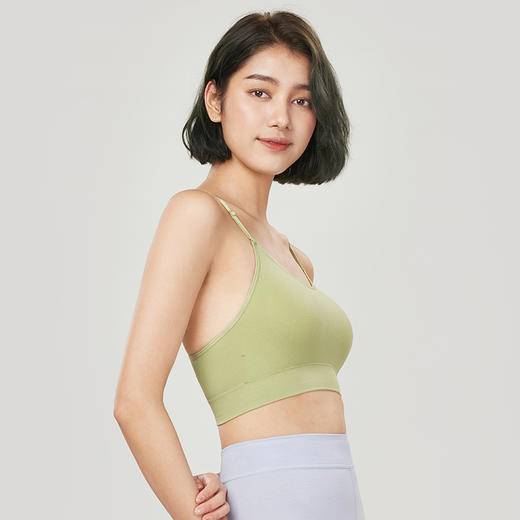 都市丽人时尚美搭无缝面料短抹胸无钢圈无排扣无尺码女士背心LV3AB1 商品图1