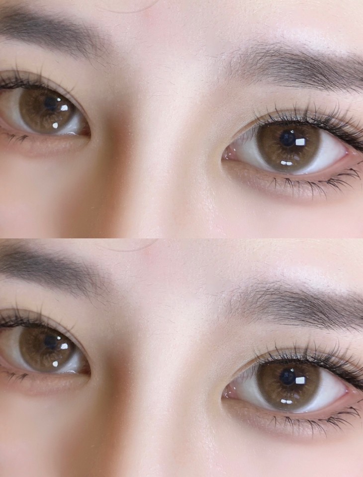 LILIAN美瞳 年抛隐形眼镜 盛夏棕 14.5mm 1副/2片 左右度数可不同-VVCON美瞳商城7