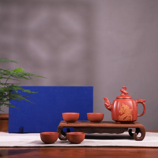《龙马精神》紫砂套组 顾景舟传人倾力创作 龙年送礼佳品 商品图1
