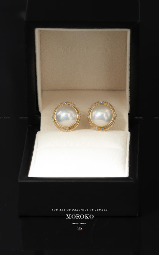 云影辰月耳夹&耳钉 商品图0