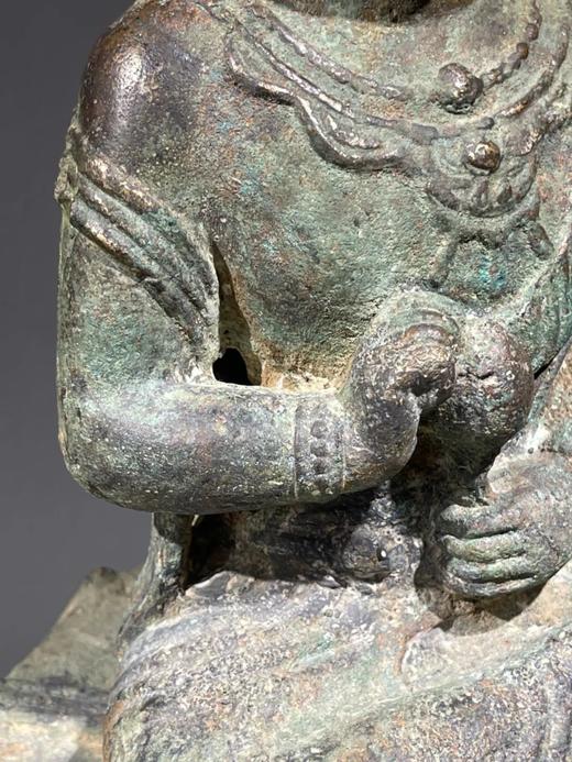 青铜莲花座观音菩萨像，顺丰包邮 商品图7