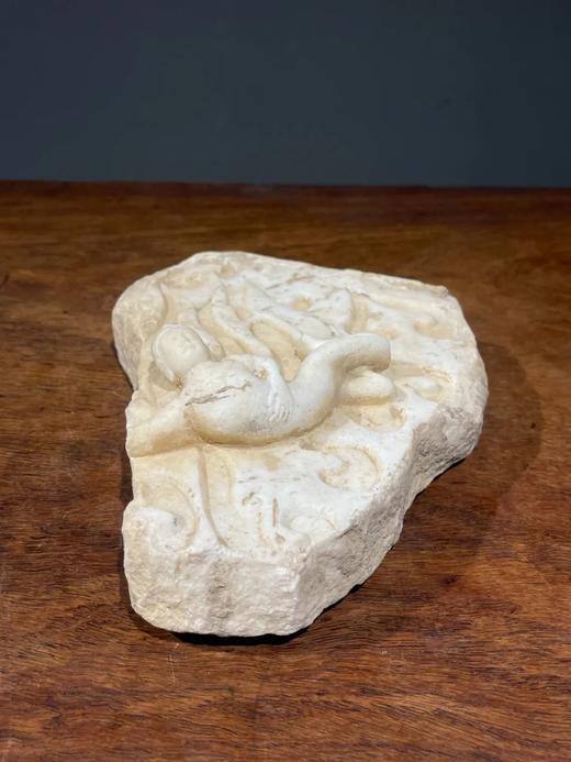 汉白玉浮雕飞天佛像残片，顺丰包邮 商品图2