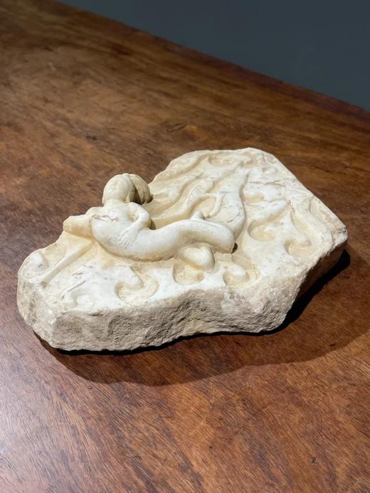 汉白玉浮雕飞天佛像残片，顺丰包邮 商品图5