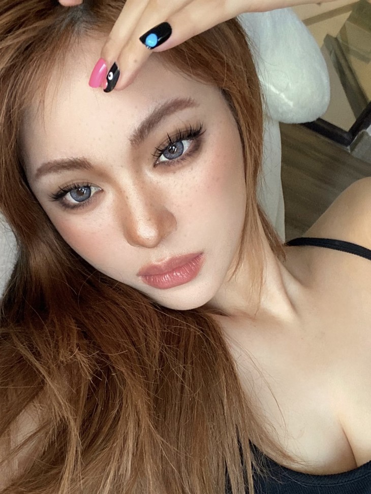 RUNACO美瞳 年抛隐形眼镜 美式奶油 14.2mm 1副/2片 左右度数可不同-VVCON美瞳商城12