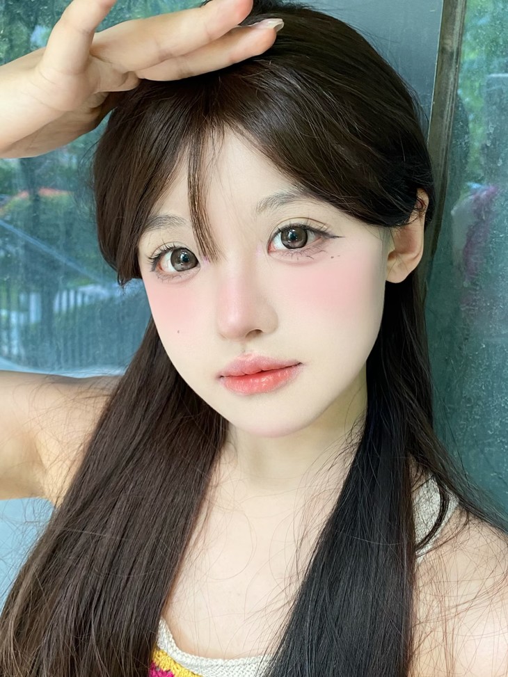 RUNACO美瞳 年抛隐形眼镜 小萌环 14.2mm 1副/2片 左右度数可不同-VVCON美瞳商城13