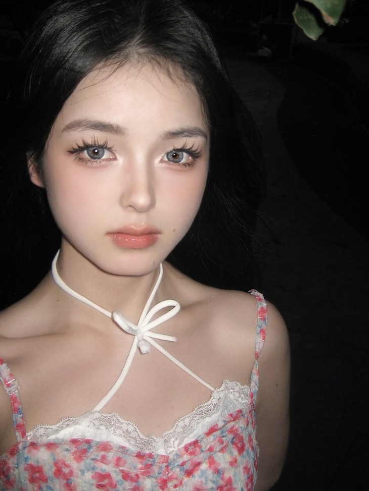 RUNACO美瞳 年抛隐形眼镜 美式奶油 14.2mm 1副/2片 左右度数可不同-VVCON美瞳商城20