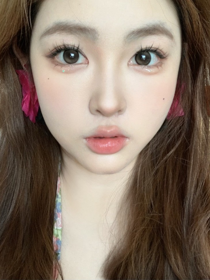 RUNACO美瞳 年抛隐形眼镜 小萌环 14.2mm 1副/2片 左右度数可不同-VVCON美瞳商城19