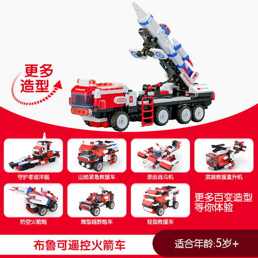 布鲁可-布布体感遥控神州火箭车 62122 商品图5