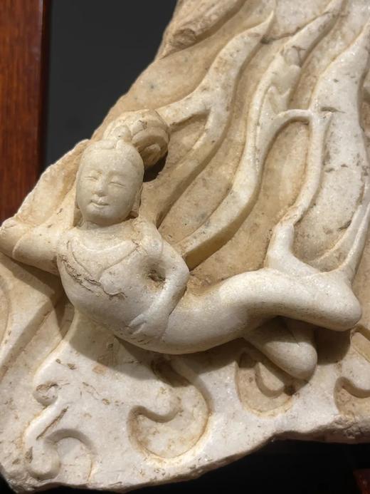 汉白玉浮雕飞天佛像残片，顺丰包邮 商品图10