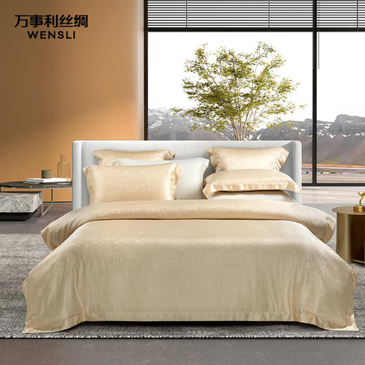 万事利“卡黛蒂娜”真丝床品六件套 商品图0