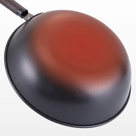 张小泉 古法老式极锻三件套 煎炒炖煮 一套搞定 优质精铁基材铁质更纯 炒菜更香 厚底薄壁工艺 轻烟少油不易糊锅 商品图6