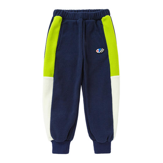 【24年反季特价清仓】龙之涵 双色侧边摇粒绒卫裤秋冬保暖裤 抗静电 婴幼儿A类标准 商品图5