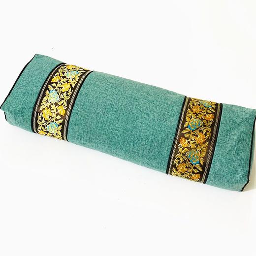 艾草枕头护颈枕高枕中式复古仿古宫廷养生睡眠护颈椎方枕单人枕芯 商品图6