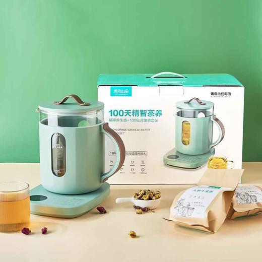 黄帝内经100天精智茶养（精粹养生壶+100天调理茶套装） 商品图1