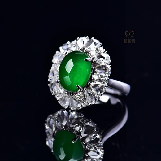 【繁花】满绿戒指    JZ12301006 商品图3