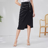 EITIE爱特爱秋冬新款优雅时尚高腰开叉百搭半身裙包臀裙女7106805 商品缩略图1