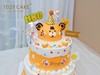 1027CAKE | 双层  立体小老虎蛋糕  周岁 商品缩略图2