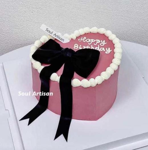 心型蝴蝶结蛋糕3 商品图0