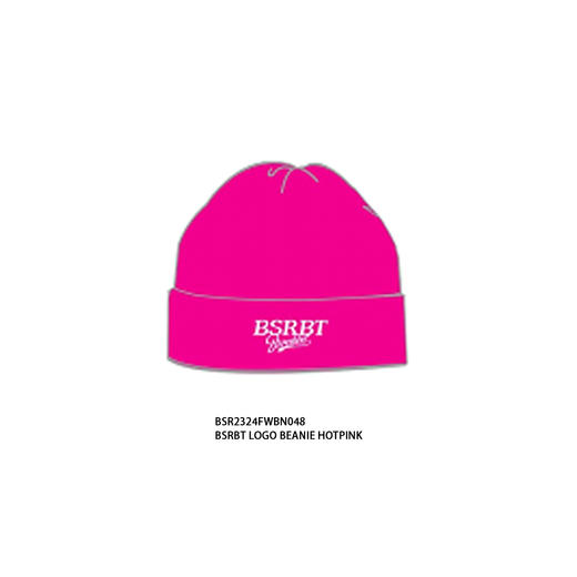 BSRABBIT 23-24 【BN048】 BSRBT LOGO BEANIE  HOT PINK  均码 商品图0